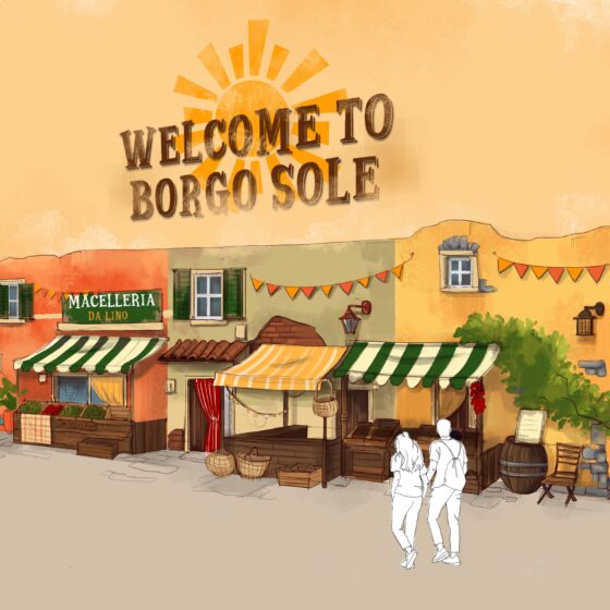 F&B Design Theme Park Paris Van Java Indonesia