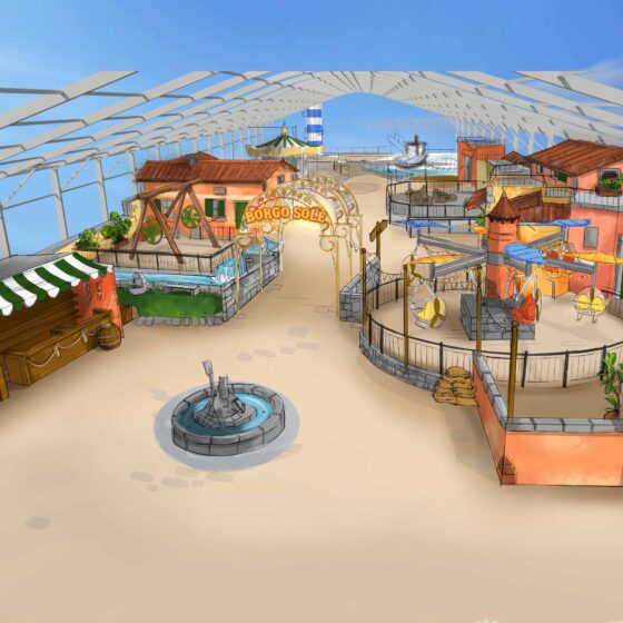 Entrance Design Paris Van Java Theme Park Indonesia