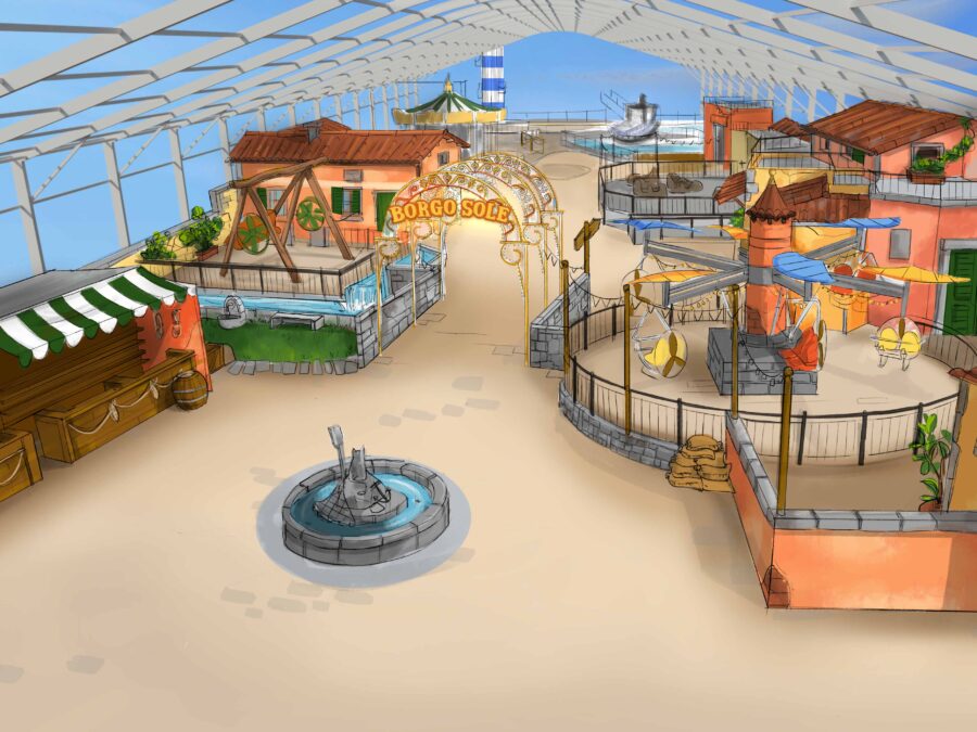 Entrance Design Paris Van Java Theme Park Indonesia