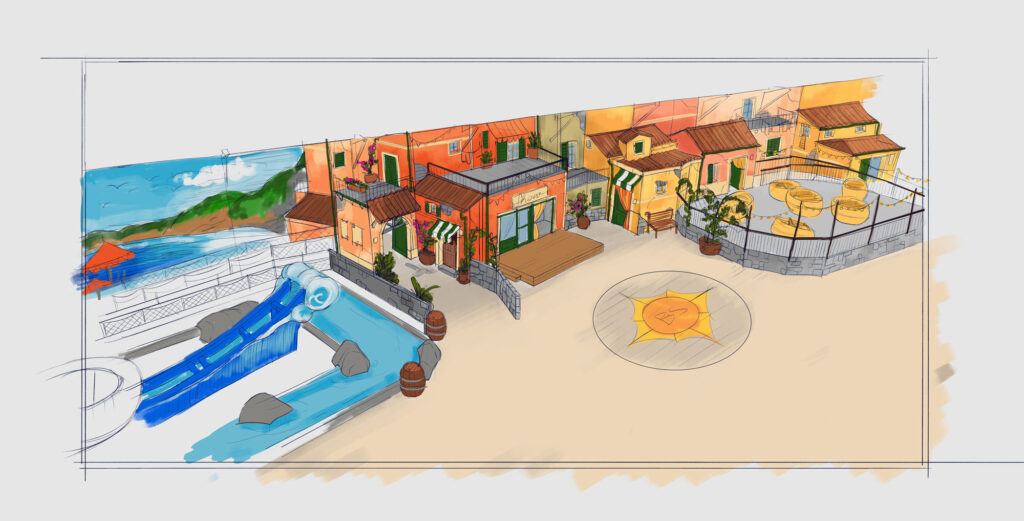 Show Area Design Paris Van Java Theme Park Indonesia